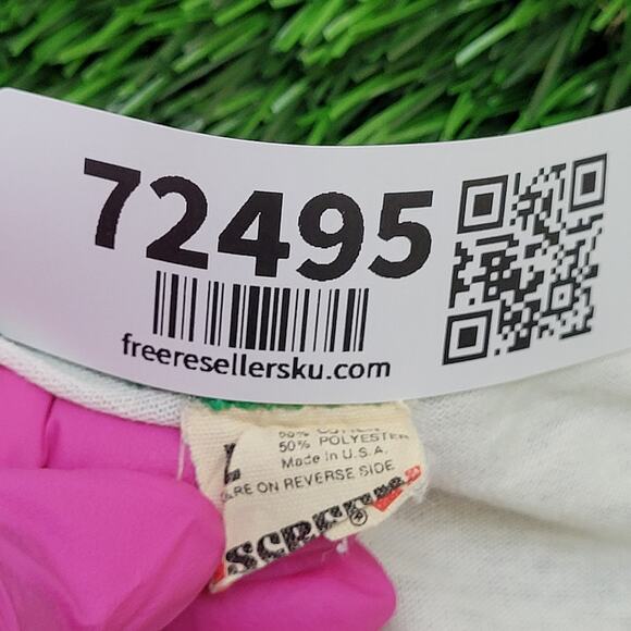 Vintage 80s Screen-Stars Shirt M/L 20x26 USA - Picture 7 of 15